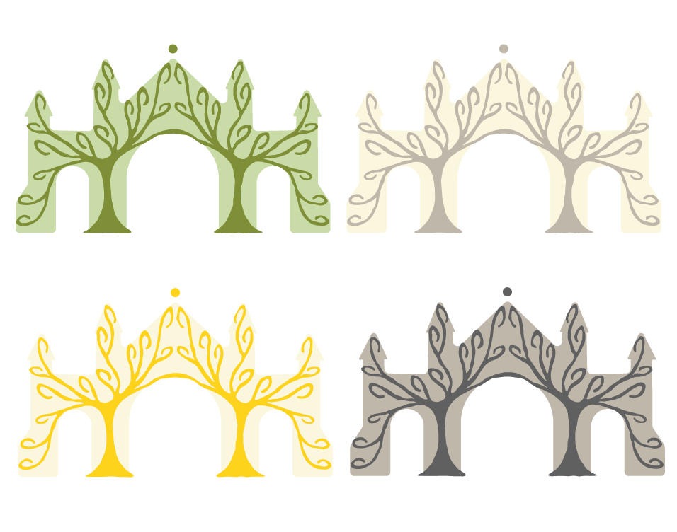 logo variants in color scheme