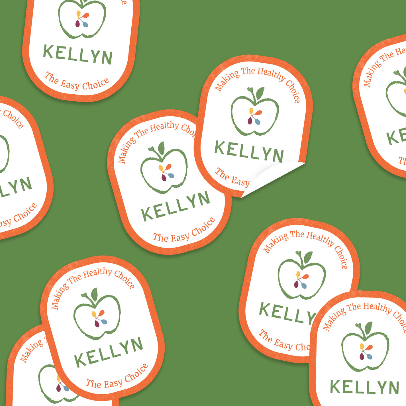 kellyn produce stickers